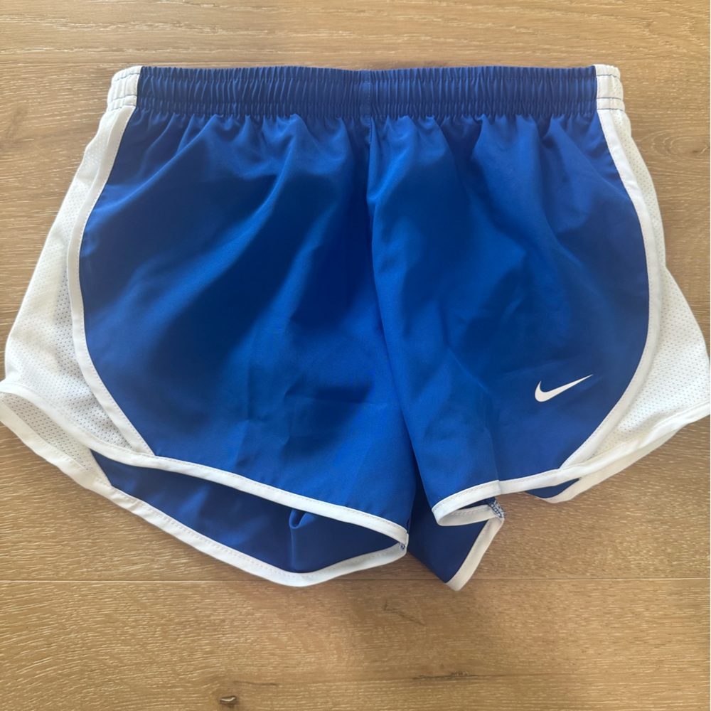 Girls Nike Blue Athletic Shorts